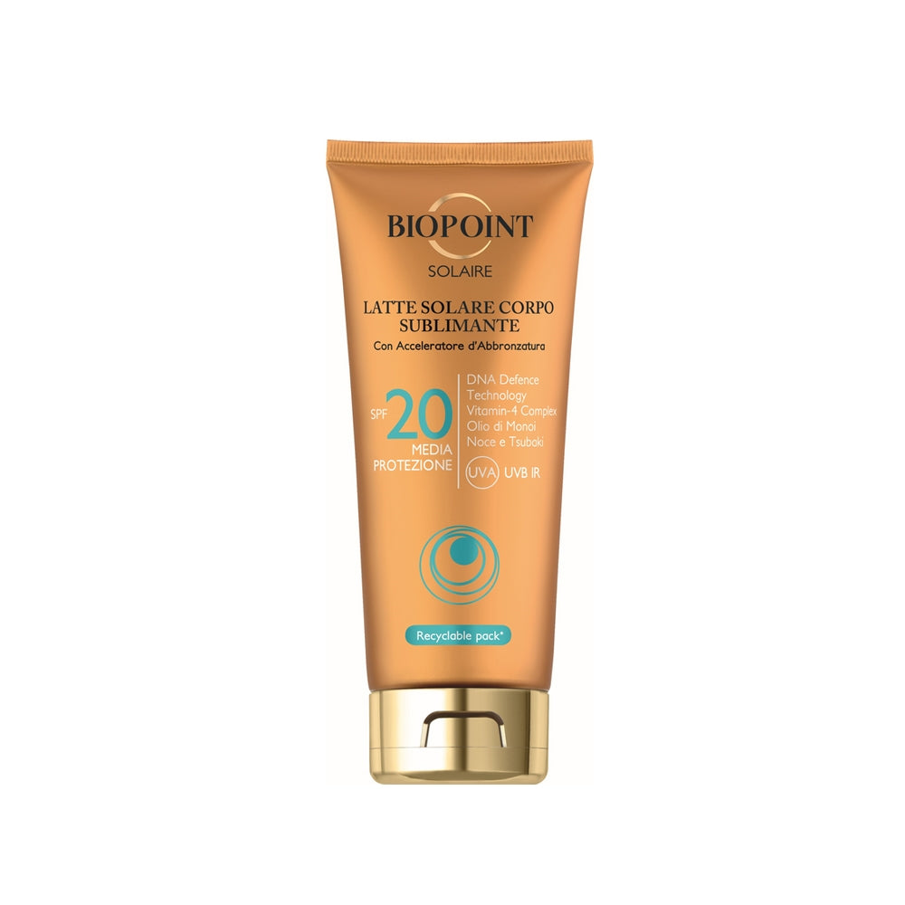 BIOPOINT SOLARI - Latte Solare Corpo Sublimante 20 SPF