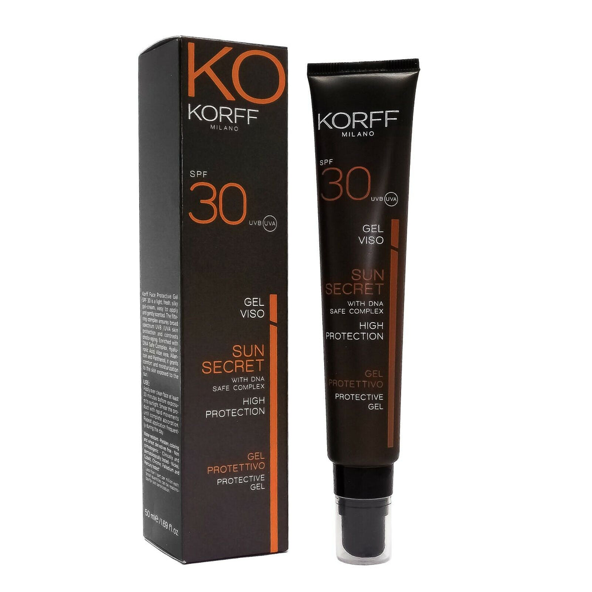 KORFF SOLARI - Sun Secret Gel Protettivo 50ml SPF30