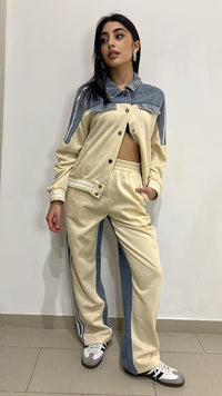 Completo tuta in jeans taglia unica