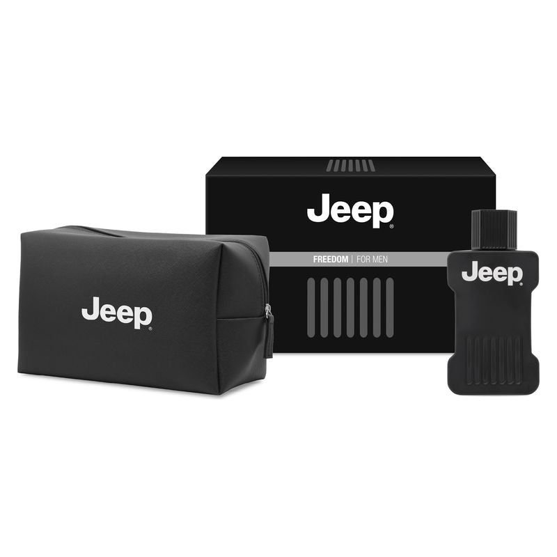 JEEP COFANETTO FREEDOM FOR MEN CON BEAUTY - Contiene: Eau De Toilette Spray da 100 ml + Beauty