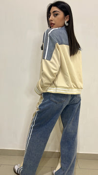 Completo tuta in jeans taglia unica