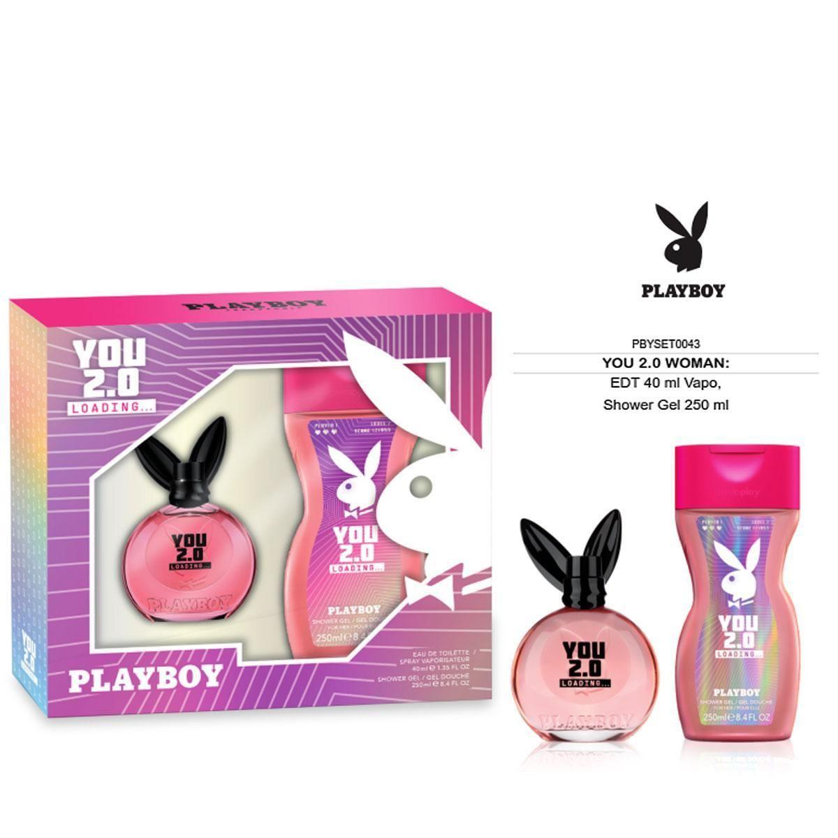 Cofanetto Playboy – You 2.0 – Eau de toilette for her 40 ml
