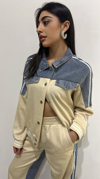 Completo tuta in jeans taglia unica