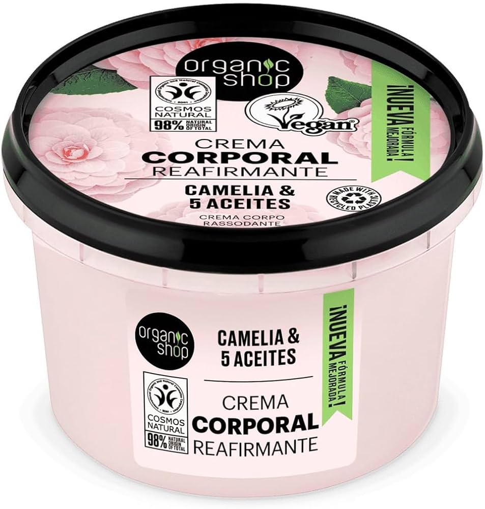 Organic Shop Crema Corpo reafirmante camelia & 5 aceites 250ml