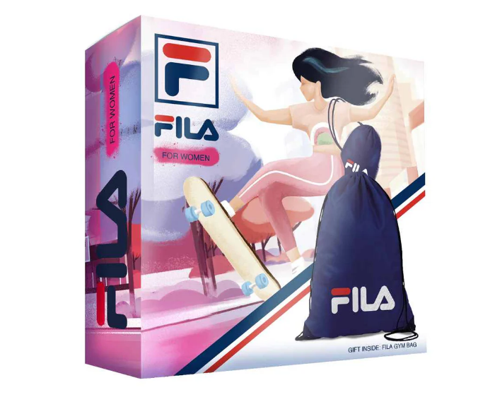 Cofanetto FILA Gel Bagno Doccia Donna Zaino Palestra Gym Bag
