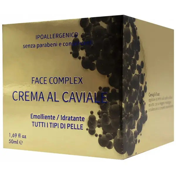 Face complex-crema al caviale emolliente e idratante per tutti i tipi di pelle