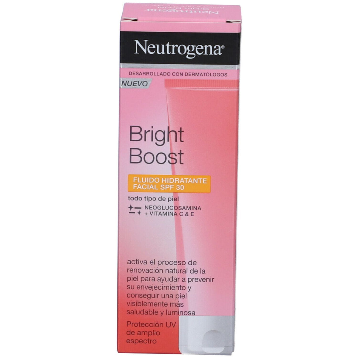 NeutroGena- Bright boost idratante viso con protezione solare 30