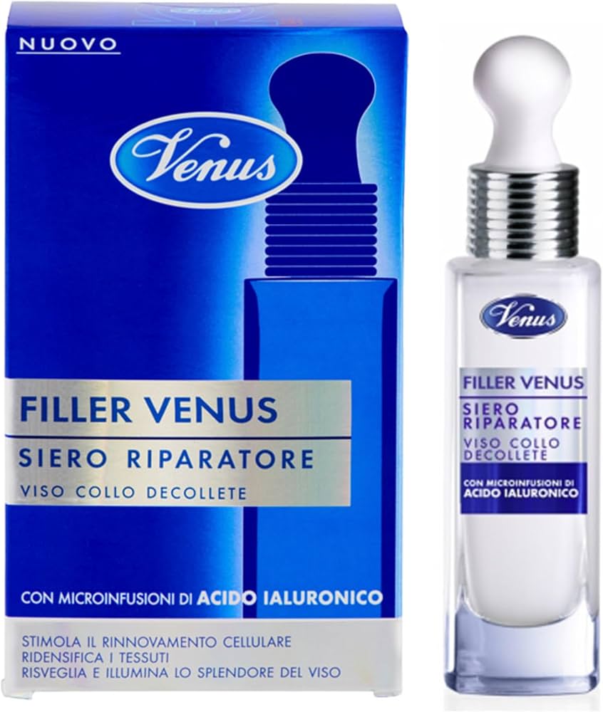 Venus-filler Venus siero riparatore trattamento viso con acido ialuronico
