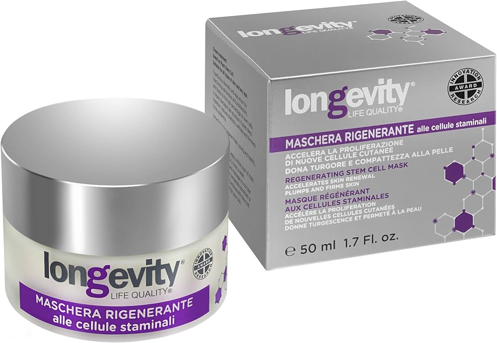 Longevity-maschera rigenerante alle cellule staminali