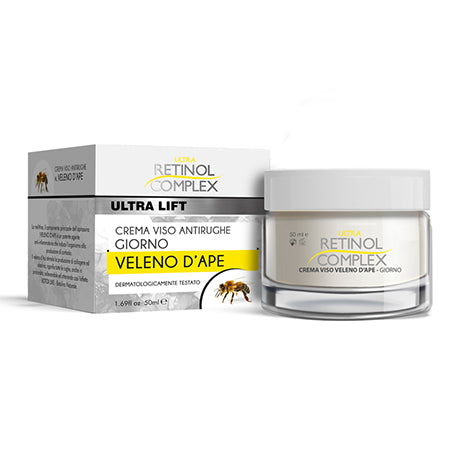 Retinol Complex- Crema viso antirughe giorno al veleno d’ape dermatologica testato