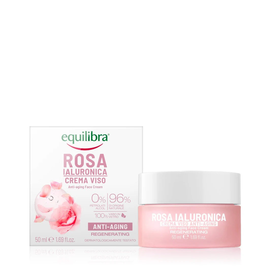 Equilibra- crema viso rosa ialuronico anti-age