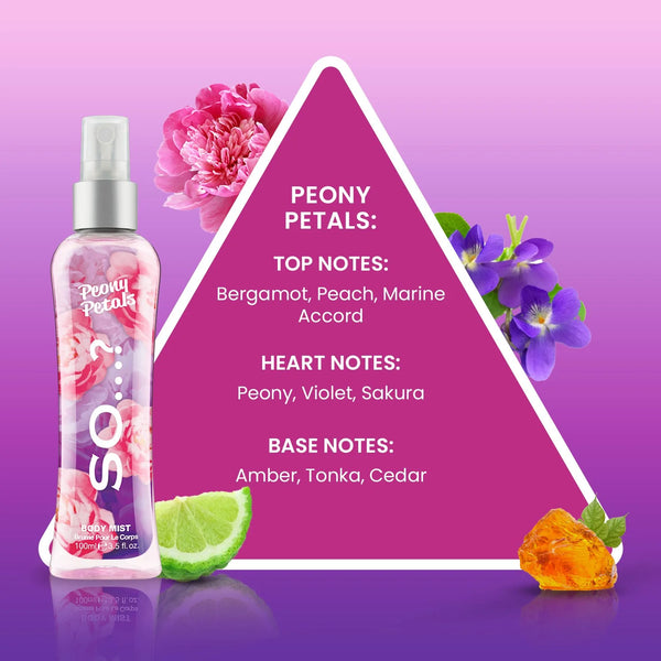 So…? Peony PETALS Body mist 100ml