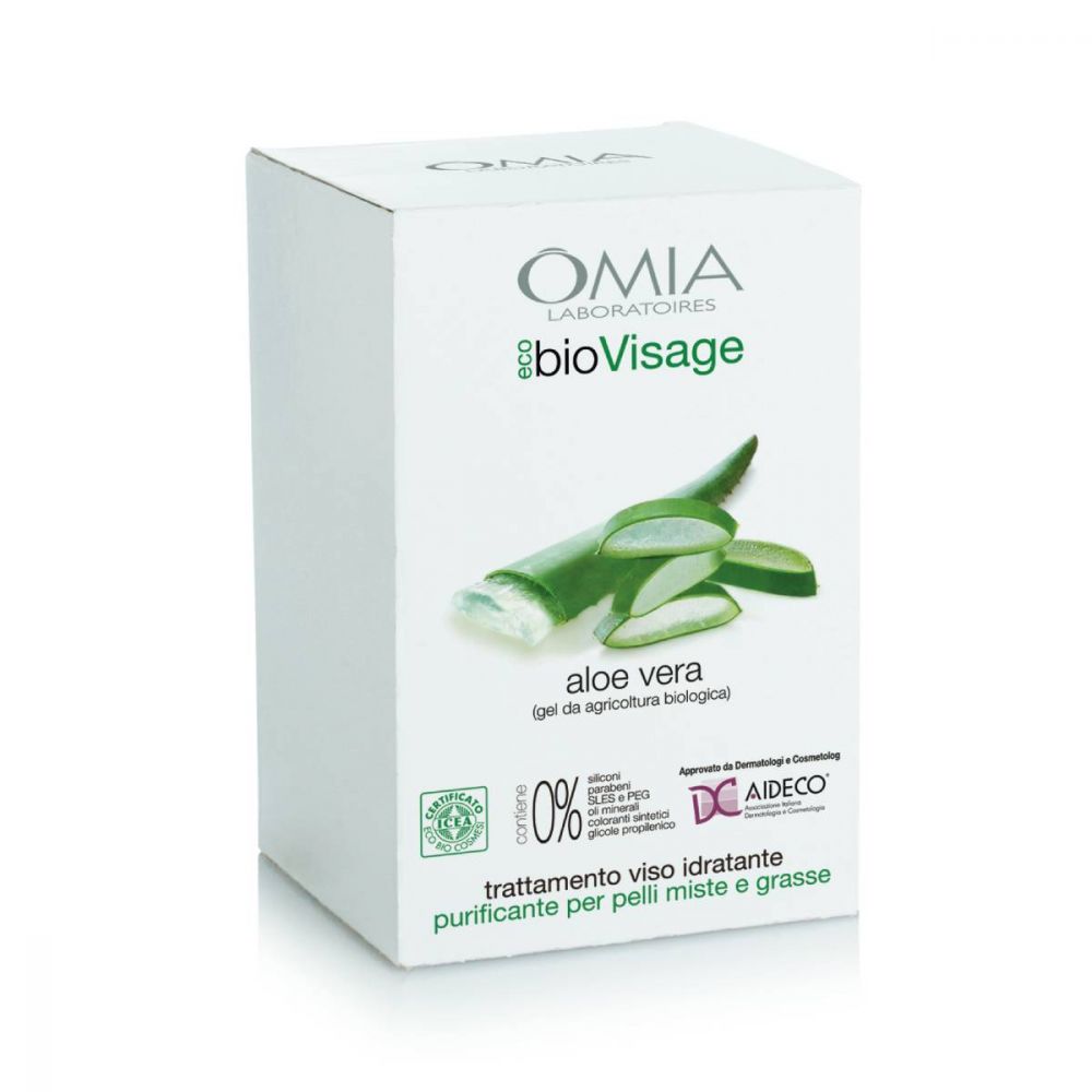 Omia- Set Salviette struccanti e crema viso + pochette
