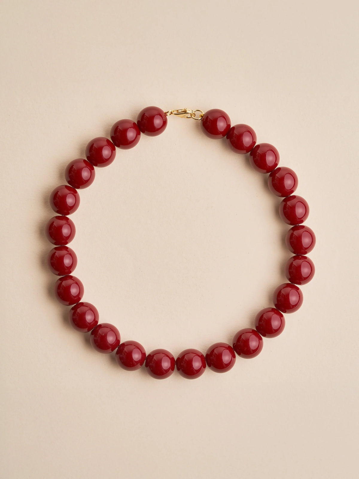 Collana maxi perle Ciliegia