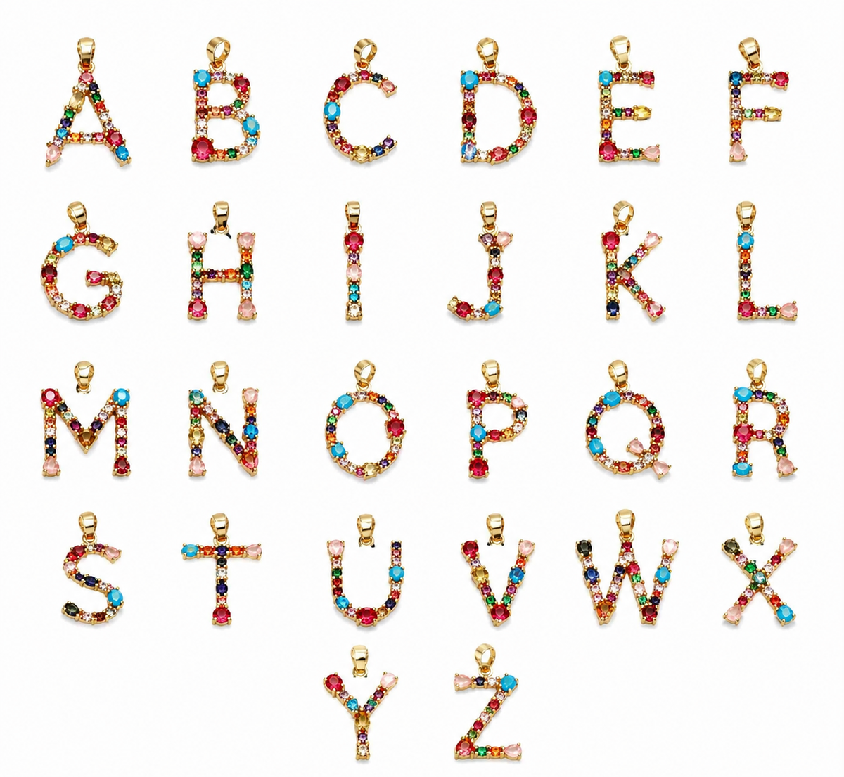 Lettera Rainbow Gold